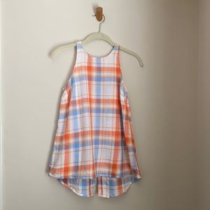 Old Navy, Sleeveless Plaid Top, Size XS